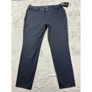 Nike Womens Golf Pants Size 14 Black Dri-Fit Moisture Wicking Stretch NWT